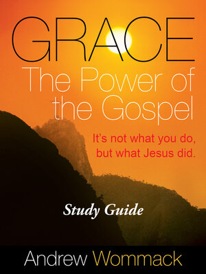cover image of Grace the Power of the Gospel Study Guide